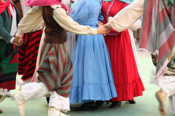 Traditional dance from Argentina in a steet festival