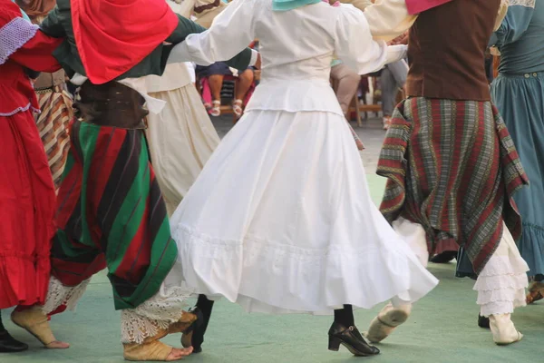 Traditional dance from Argentina in a steet festival