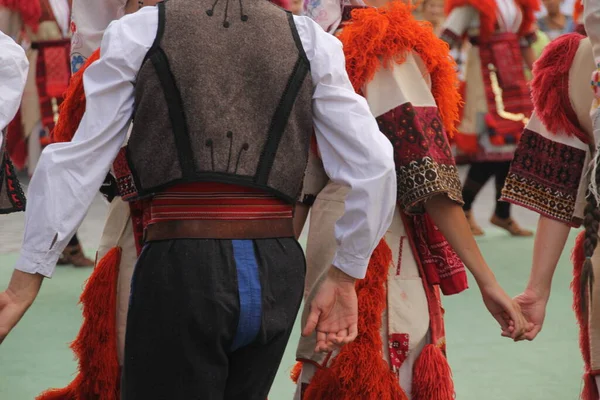 Македонский Народный Танец Уличном Фестивале — стоковое фото