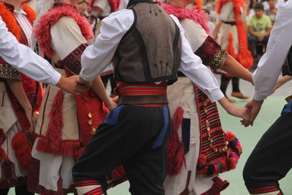 Македонський Народний Танець Вуличному Фестивалі — стокове фото