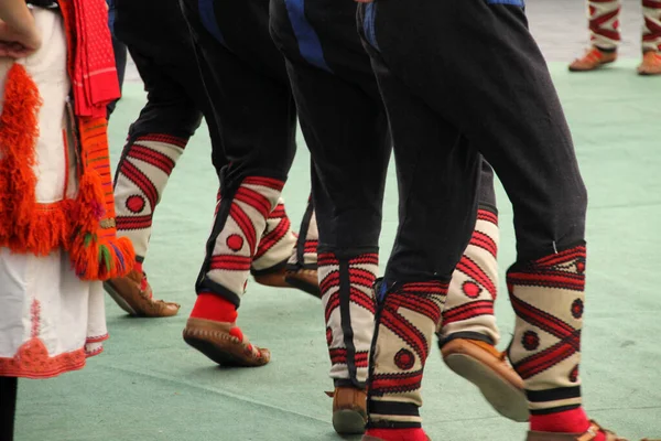 Macedonian Folkdans Gatufestival — Stockfoto