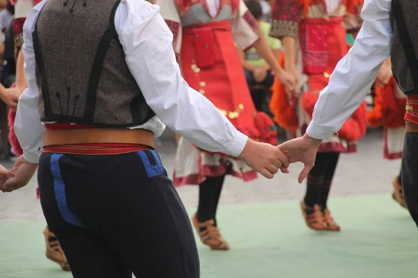 Macedonian Folk Dance Street Festival — Stock Photo, Image