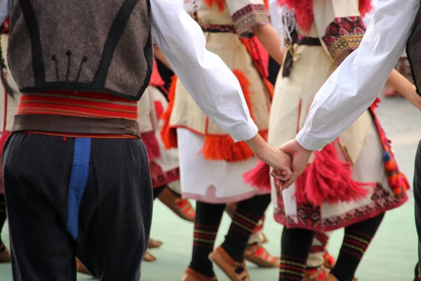 Macedonische Volksdans Een Straatfestival — Stockfoto