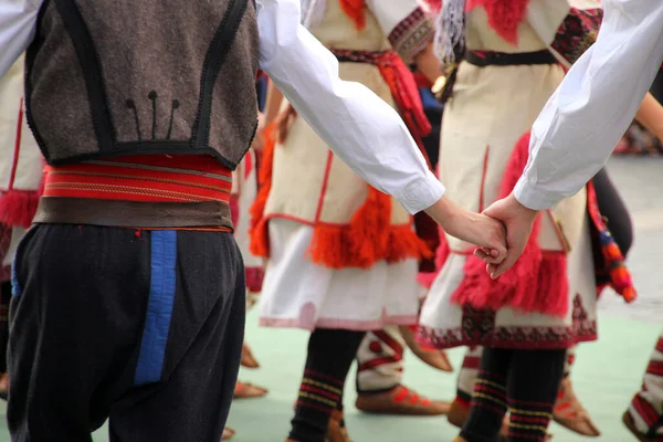 Macedonian Folk Dance Street Festival — Stock Photo, Image