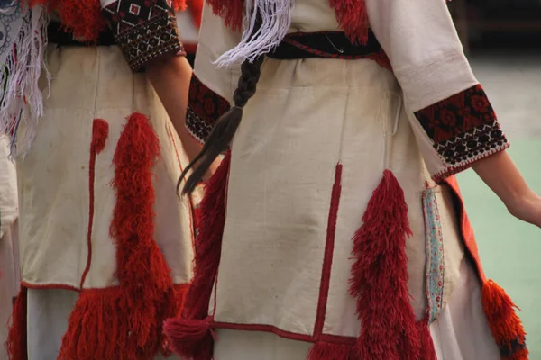 Macedonian Folk Dance Street Festival — Stock Photo, Image