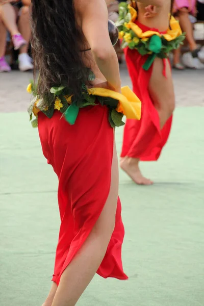 Mares Del Sur Bailan Festival Folclórico Callejero —  Fotos de Stock