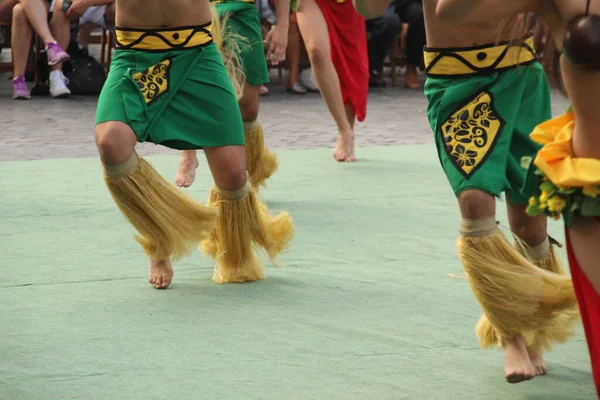 Mares Del Sur Bailan Festival Folclórico Callejero — Foto de Stock