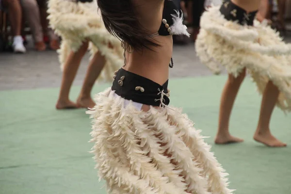 Söderhavet Dans Gata Folkfest — Stockfoto