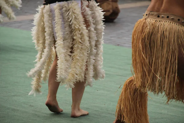 Söderhavet Dans Gata Folkfest — Stockfoto