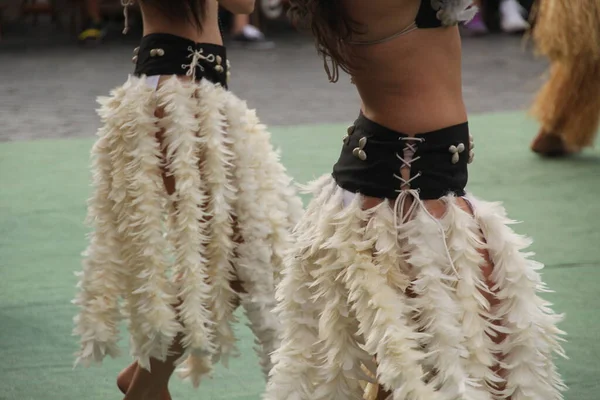 Mares Del Sur Bailan Festival Folclórico Callejero — Foto de Stock