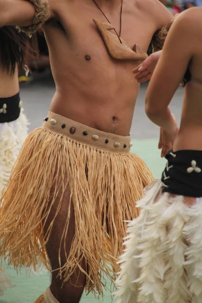 Mares Del Sur Bailan Festival Folclórico Callejero — Foto de Stock