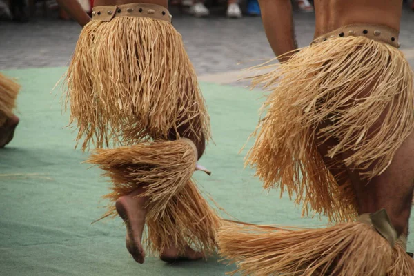 Söderhavet Dans Gata Folkfest — Stockfoto