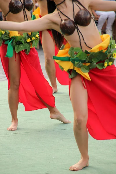 Söderhavet Dans Gata Folkfest — Stockfoto