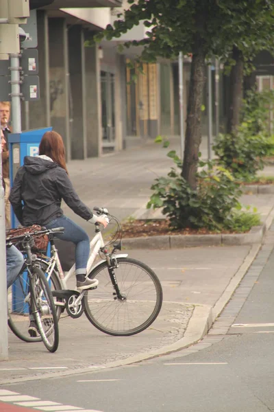 Radfahren Einem Sommertag — Stockfoto