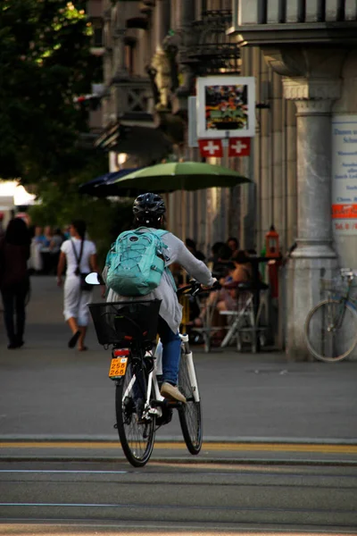 Vélo Dans Une Journée Été — Photo