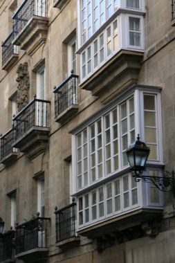 Bilbao şehrinin manzarası