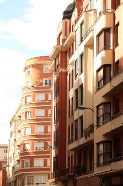 Bilbao şehrinin manzarası