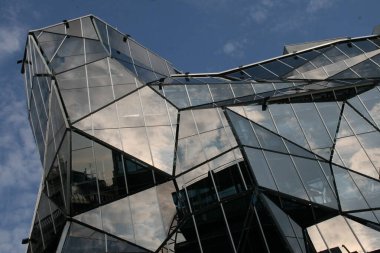 Bilbao şehrinin manzarası