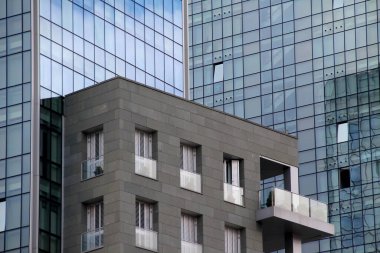 Bilbao şehrinin şehir manzarası