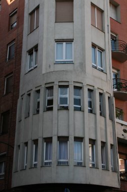 Bilbao şehrinin şehir manzarası