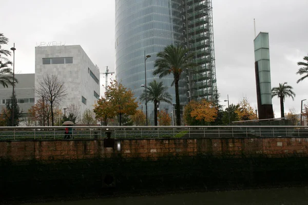 Vista Urbana Ciudad Bilbao — Foto de Stock