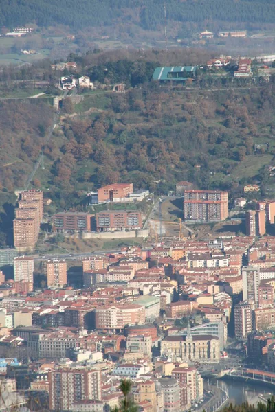 Pohled Město Bilbao — Stock fotografie