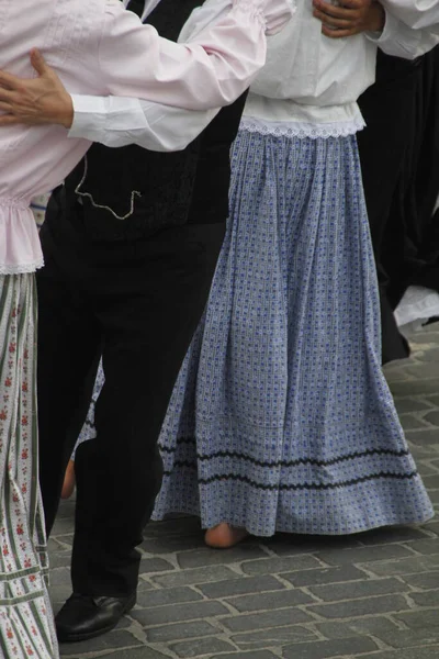 Португальський Танець Вуличному Фестивалі — стокове фото