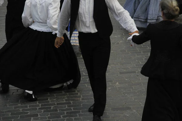 Portugees Dansen Een Straat Festival — Stockfoto