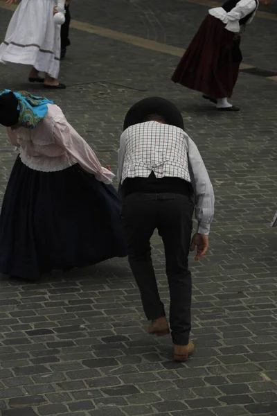 Dança Portuguesa Num Festival Rua — Fotografia de Stock