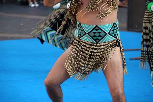 Tancerze Oceanii Festiwalu Ulicznym — Zdjęcie stockowe