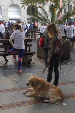 Bilbao sokaklarında halk yarışı