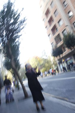 Bilbao sokaklarında halk yarışı