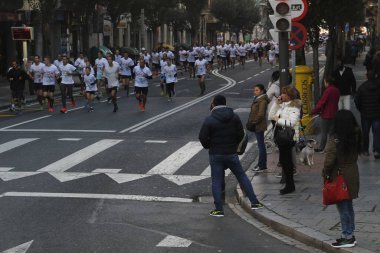 Bilbao sokaklarında halk yarışı