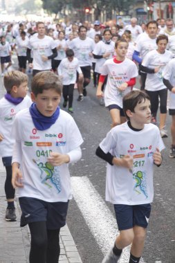 Bilbao sokaklarında popüler bir yarış