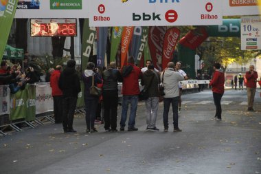 Bilbao sokaklarında popüler bir yarış