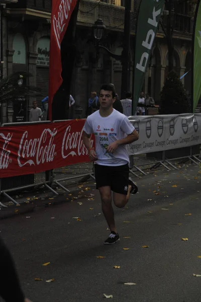 Carrera Popular Las Calles Bilbao — Foto de Stock