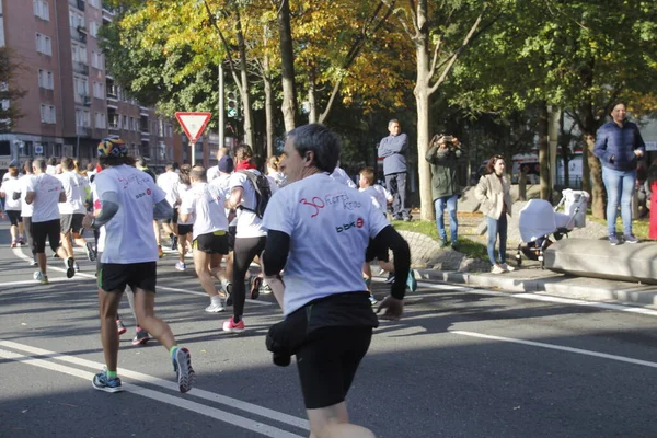 Corsa Popolare Strade Bilbao — Foto Stock