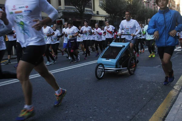 Carrera Popular Las Calles Bilbao — Foto de Stock