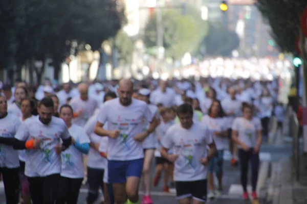 Bilbao Sokaklarında Popüler Bir Yarış — Stok fotoğraf