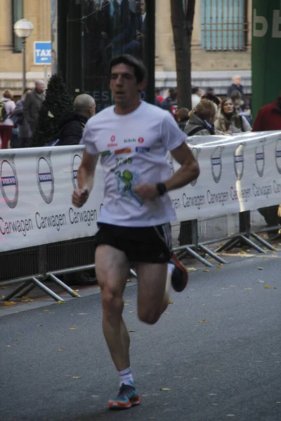 Carrera Popular Las Calles Bilbao — Foto de Stock