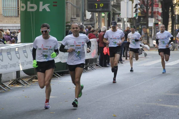 Carrera Popular Las Calles Bilbao — Foto de Stock