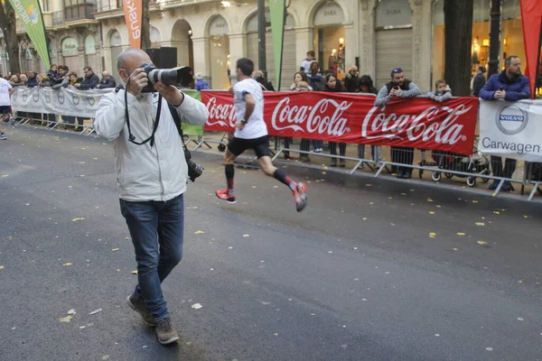 Populaire Race Straten Van Bilbao — Stockfoto