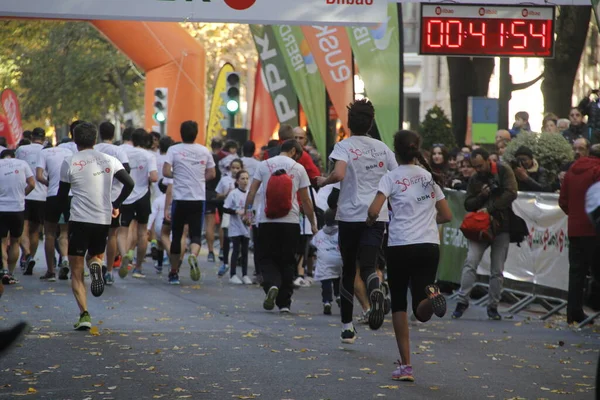 Gara Popolare Strade Bilbao — Foto Stock