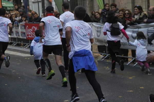 Course Populaire Dans Les Rues Bilbao — Photo