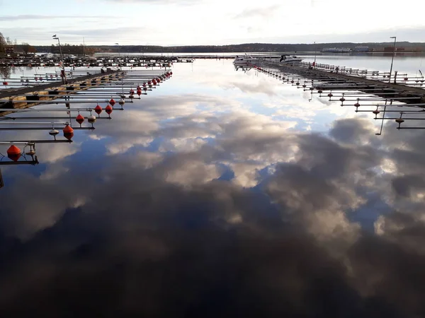 Blick Auf Einen See Schweden — Stockfoto
