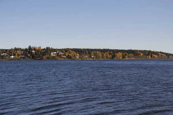 Vista Lago Suecia —  Fotos de Stock