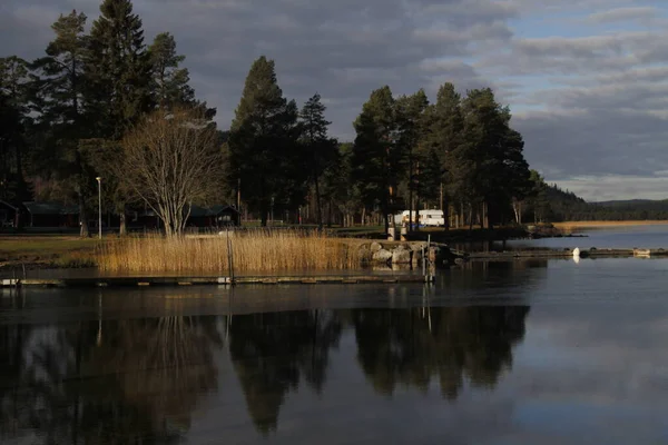 Vista Lago Suecia —  Fotos de Stock