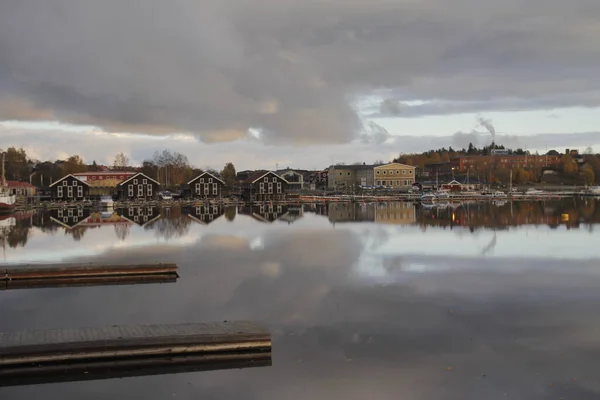Vista Lago Suecia —  Fotos de Stock