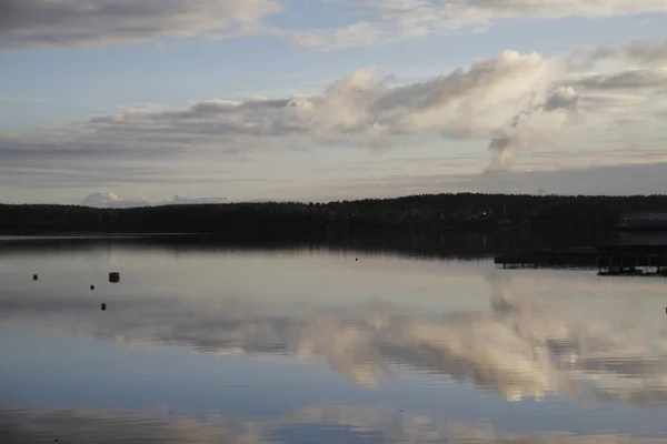 Vista Lago Svezia — Foto Stock