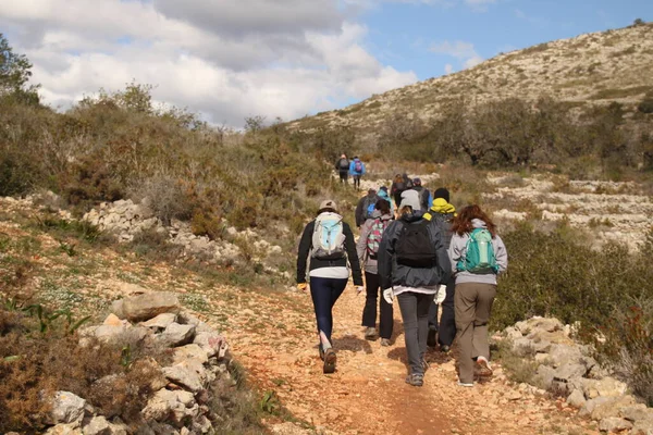 Caminhadas Campo — Fotografia de Stock